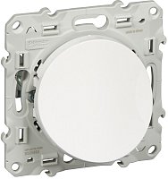 Вывод кабеля без рамки Schneider Electric Odace белый